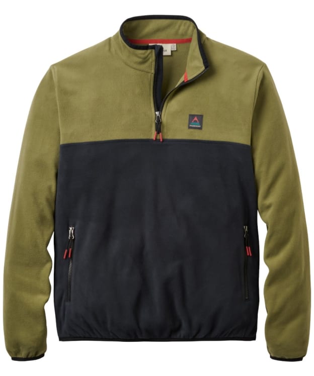 Men's Passenger Clothing Set Off Recycled Polar 1/4 Zip Fleece 2.0 - Khaki