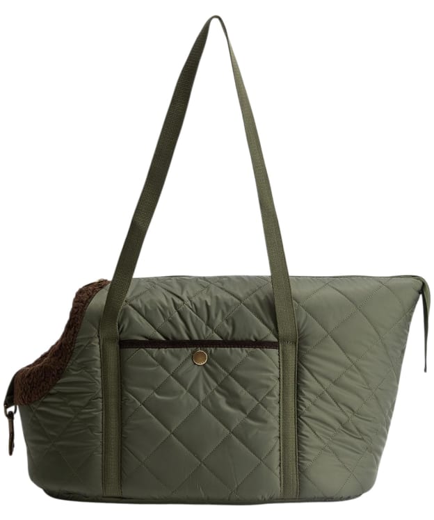 Barbour Dog Medium Quilted Carrier - Olive