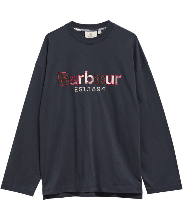 Women's Barbour Holly Long Sleeve T-Shirt - Dark Navy