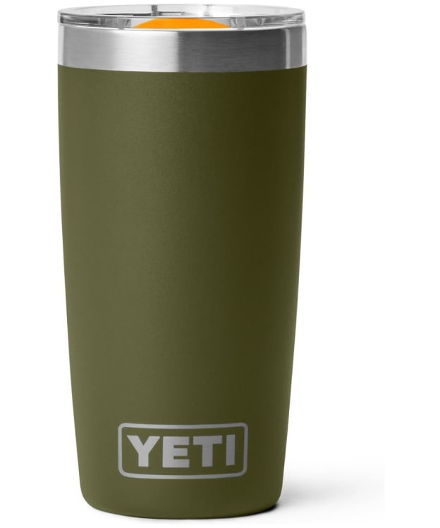 YETI Rambler 10oz Stainless Steel Vacuum Insulated Tumbler - Olive / King Crab Orange