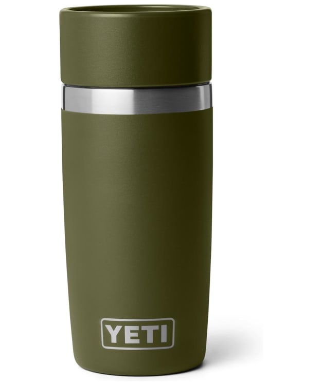 YETI Rambler 12oz Stainless Steel Vacuum Insulated Leakproof Travel Bottle - Olive / King Crab Orange
