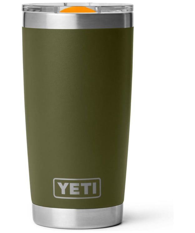 YETI Rambler 20oz Stainless Steel Vacuum Insulated Tumbler - Olive / King Crab Orange