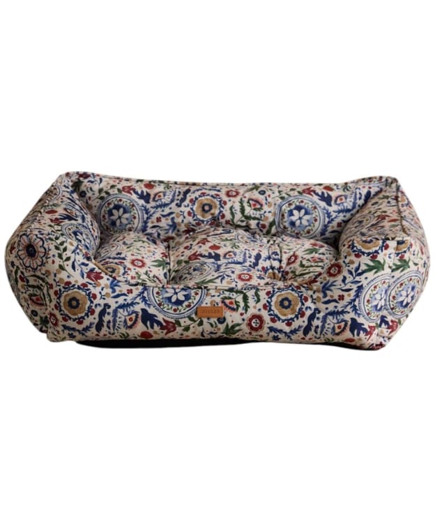 Joules Festival Floral Dog Box Bed - Small - Festival Floral
