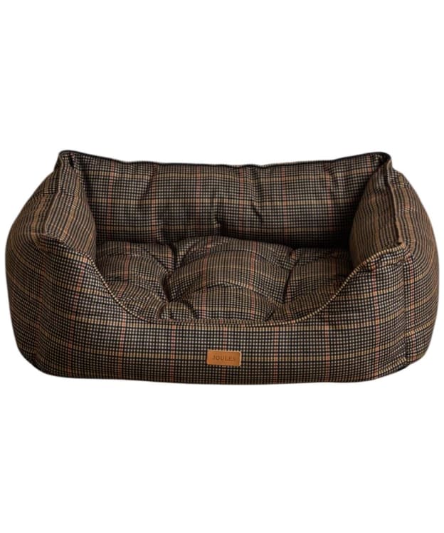 Joules Henson Check Dog Box Bed - Medium - Henson Check