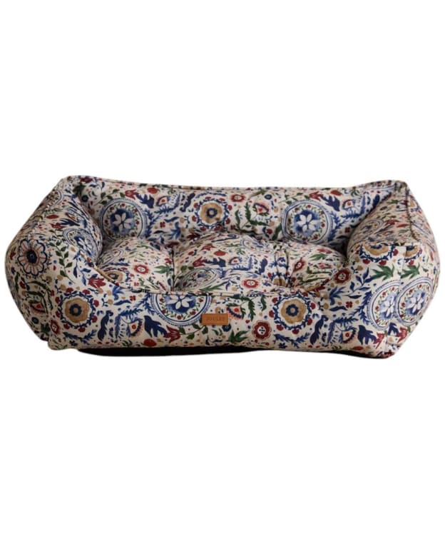 Joules Festival Floral Dog Box Bed - Large - Festival Floral