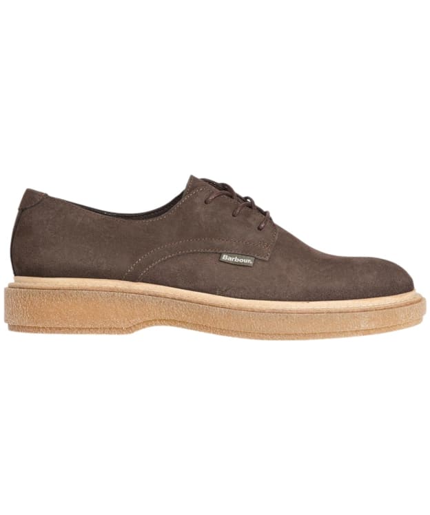 Men's Barbour Harefield Derby Shoes - Choc Suede