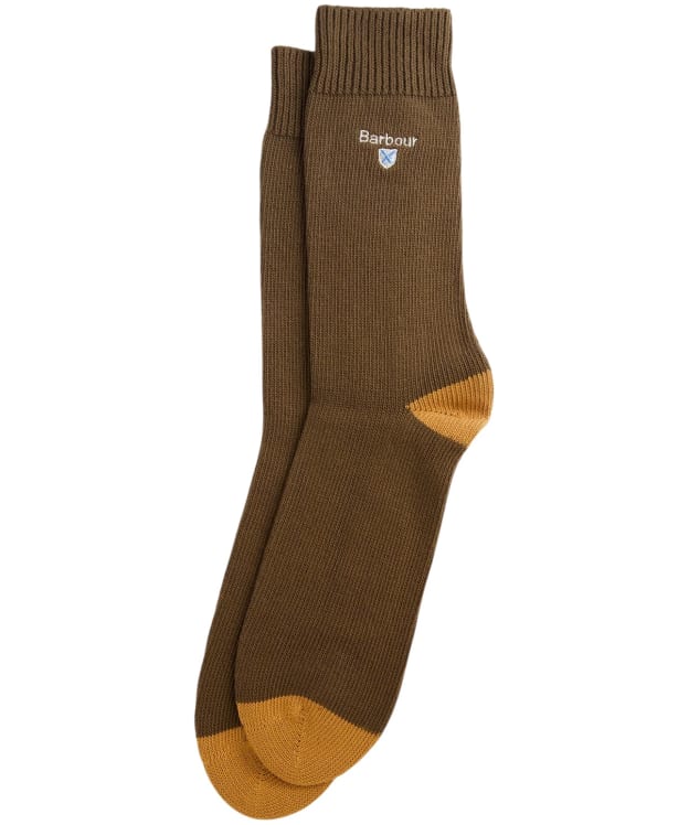 Men's Barbour Cascade Socks - Olive
