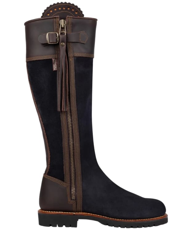 Women's Penelope Chilvers Inclement Long Tassel Waterproof Boots - Navy / Dark Brown