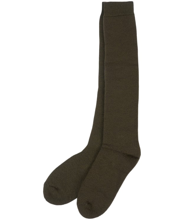 Men's Barbour Wellington Socks - New Olive Green