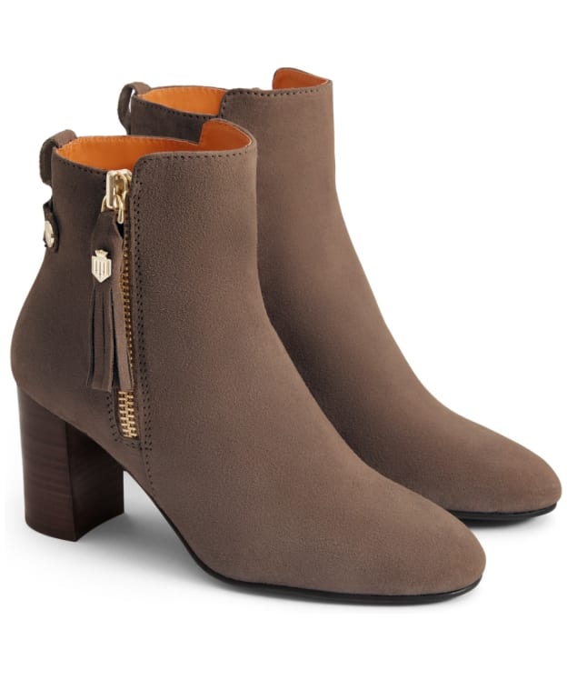 Women's Fairfax & Favor Heeled Oakham Ankle Boots - Deep Taupe