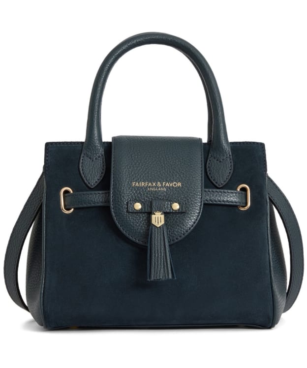 Women's Fairfax & Favor The Mini Windsor Suede Handbag - Teal
