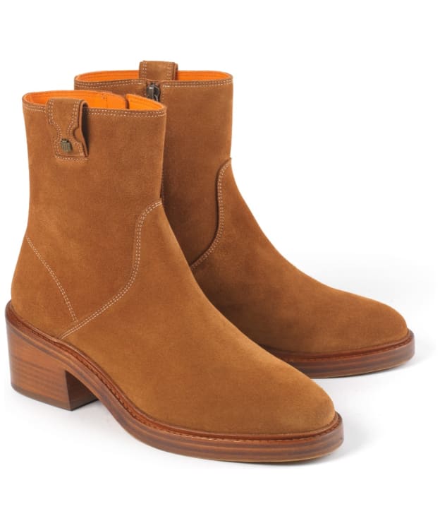 Women's Fairfax & Favor Oulton Ankle Boots - Tan