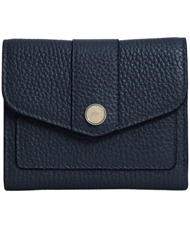 Women's Fairfax & Favor Langford Button Leather Purse - Teal