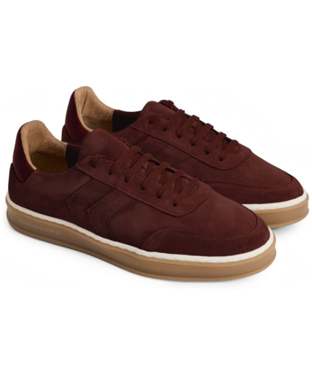 Women's Fairfax & Favor Kendrick Suede Trainer - Port