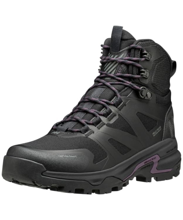 Women's Helly Hansen Ascender Mid Helly Tech® Waterproof Hiking Boots - Black