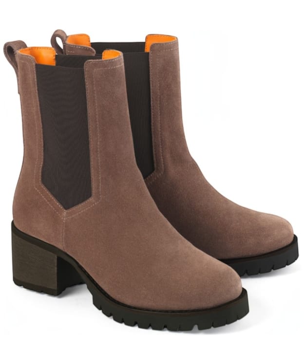 Women's Fairfax & Favor Heeled Boudica Chelsea Boot - Deep Taupe