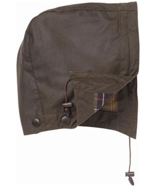 Barbour Sylkoil Hood (Classic Tartan Lining) - Olive