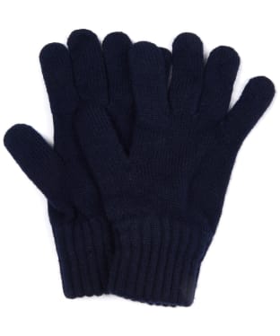 Barbour Lambswool Gloves - Navy