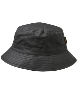 Men's Barbour Waxed Sports Hat - Black