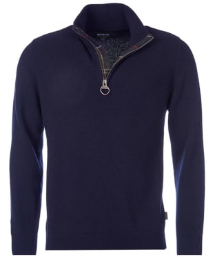 Men's Barbour Holden Half Zip Sweater - Navy