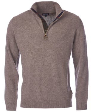 Men's Barbour Holden Half Zip Sweater - Military Marl