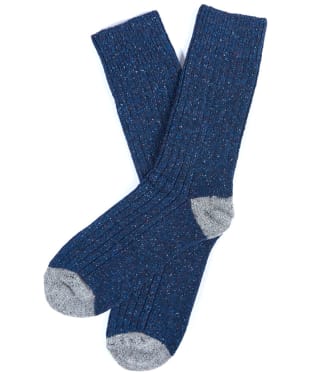 Men's Barbour Houghton Socks - Navy / Grey