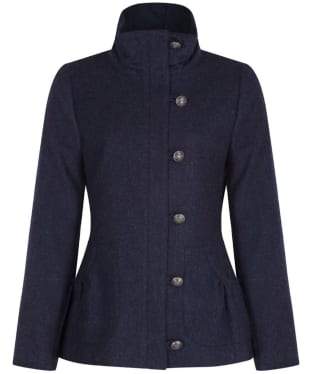 Women's Dubarry Bracken Water-Repellent Tweed Jacket - Navy