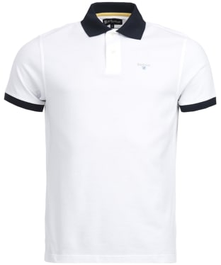Men's Barbour Lynton Polo Shirt - White