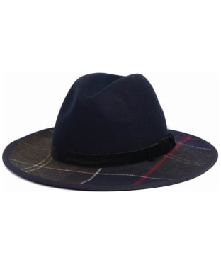 Women's Barbour Thornhill Fedora Hat - Navy / Classic