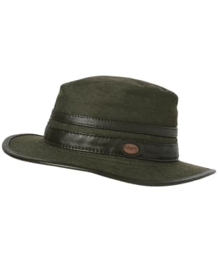 Women's Dubarry Butler Waterproof Fedora Hat - Dark Olive