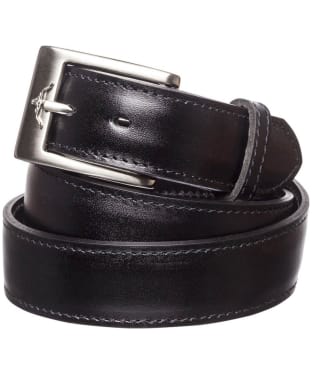 Men's R.M. Williams 1 1/4” Leather Dress Belt - Black