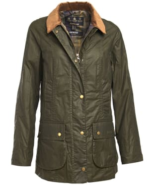 Women's Barbour Lightweight Beadnell Waxed Jacket - Archive Olive