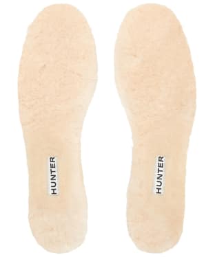 Hunter Luxury Shearling Insoles For Hunter Wellies - Natural