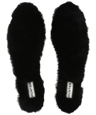 Hunter Luxury Shearling Insoles For Hunter Wellies - Black