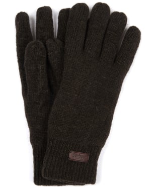 Men's Barbour Carlton Gloves - Dark Green