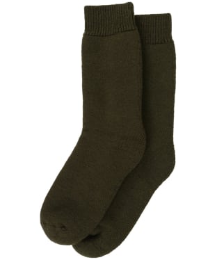 Men's Barbour Wellington Calf Socks - Olive