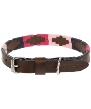 pampeano Argentine Leather Dog Collar - Petalo