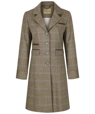 Women's Dubarry Blackthorn Water-Repellent Tweed Coat - Woodrose