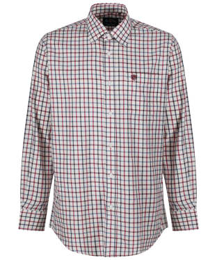 Men's Alan Paine Ilkley Shooting Fit Cotton Shirt - Red Check