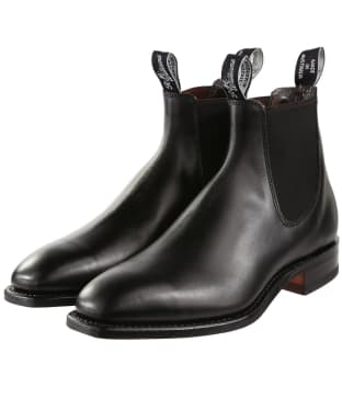 Men's R.M. Williams Craftsman Boots, Yearling Leather, Classic Leather Sole, G (Reg) Fit - Black