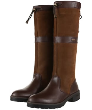 Women's Dubarry Glanmire Waterproof Leather Boots - Walnut