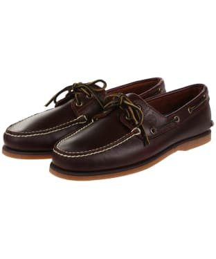 Men's Timberland Classic Leather Boat Shoes - Rootbeer Smooth