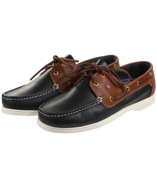 Dubarry Admirals Leather NonSlip - NonMarking™ Deck Shoes - Navy / Brown