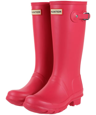 Kids Hunter Original Wellington Boots, 12-5 - Bright Pink