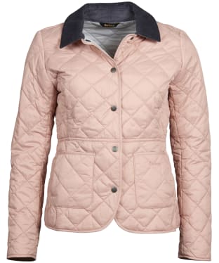 Women's Barbour Deveron Quilted Jacket - Pale Pink
