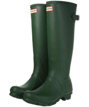 Women's Hunter Original Back Adjustable Fit Tall Wellington Boots - Hunter Green