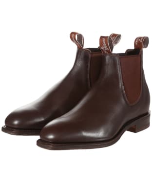 Men's R.M. Williams Dynamic Flex Craftsman Boots, Yearling Leather, Dynamic Flex Sole, H (Wide) Fit - Chestnut