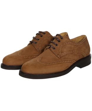 Men's Dubarry Derry Derby Brogue Shoes - Brown