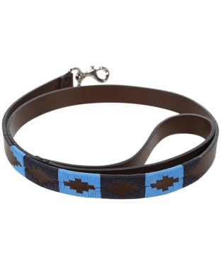 pampeano Argentine Leather Dog Lead - Azules