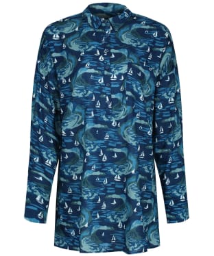 Women's Seasalt Polpeor Tunic Shirt - Penwith View Light Squid